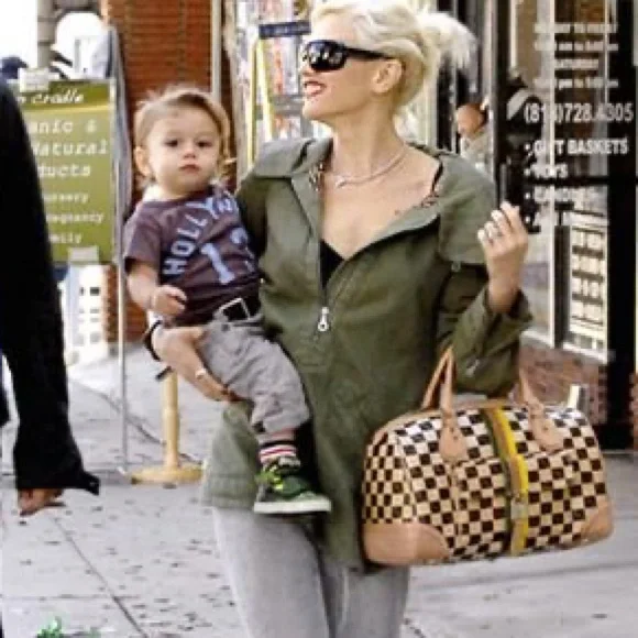 💛 Rare L.A.M.B Checkered Ombré Tote Handbag 🏁 - Picture 13 of 13